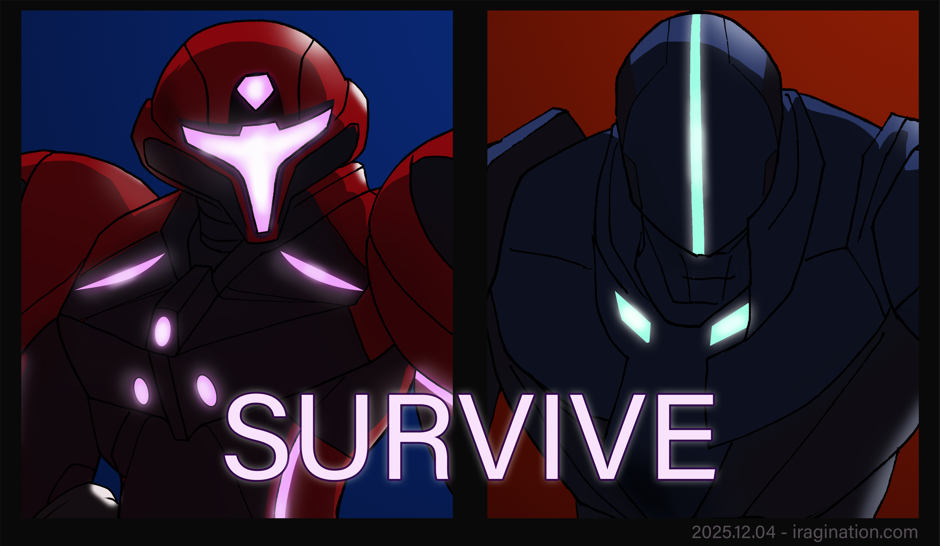Survive – Metroid Prime 4
[url=https://youtu.be/nFbDmTjS_MI]After 8 years of waiting[/url], [b]Metroid Prime 4[/b] has been released. I don’t have much of a complaint in the end. I am glad the game is here, and I can play it on the original Nintendo Switch as the original deal was supposed to be. And even though this game is also playable on the Nintendo Switch 2 with upgraded graphics, no way I’m investing in the Nintendo Switch 2 this soon for a single game. I did not fall for the trailer and got a Nintendo Switch based solely on a promise. I did get it for [b]Metroid Dread[/b], though. I will consider getting a Nintendo Switch 2 for a second playthrough later in that console lifecycle. If the game blows me away, this might be very soon, but a deal is a deal, so I’d rather stick to the original plan for now.

As for the characters on this illustration, [b]Samus Aran[/b] is on the left, wearing her new red suit. The character on the right is called [b]Sylux[/b]. I have no idea who this guy is, but Nintendo marketing has been overhyping him as some sort of bitter arch-rival for at least a year. This guy has been hyped for 18 years if you consider the [url=https://youtu.be/Y40eKeqdPEU]ending of Metroid Prime 3[/url].

Well, hope to have fun.

Metroid Prime 4 © Nintendo
Keywords: samus sylux