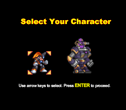 Bass Abyss: Character Selection screen